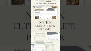 Ultimate Life Planner for Notion [upl. by Hedi]