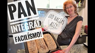 PAN Casero INTEGRAL con Semillas FÁCIL y BARATO Tipo HAUSBROT [upl. by Rosalynd]