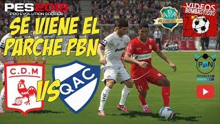 MORON vs QUILMES  PARCHE PBN  PES 2018 [upl. by Lladnarc]