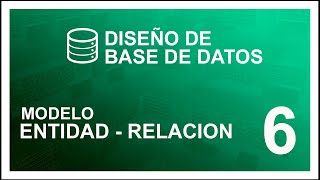 CURSO de DISEÑO de BASE DE DATOS 6 📚 MODELO ENTIDAD RELACION [upl. by Rotce]