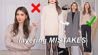 how to layer without looking bulky  WINTER OUTFITS ❄️ [upl. by Sana]