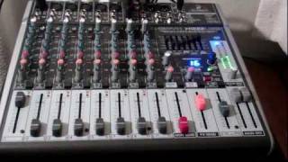 melhor audio mix BEHRINGER XENYX X1222USB 16 Eu recomendo [upl. by Benji]