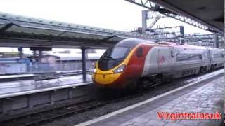 Virgin Trains Tiliting Class 390 Alstom Pendolinos [upl. by Arnulfo]