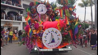 Puerto Vallarta Vallarta Gay Pride Parade 2023 Travel Video [upl. by Gatias]