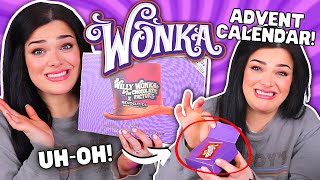 A MESSY 60 WILLY WONKA Makeup Advent  Makeup Revolution Advent Calendar Unboxing [upl. by Bullock77]