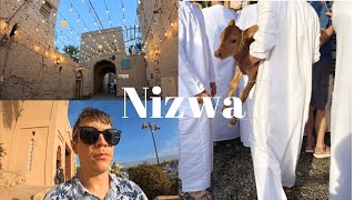 Nizwa old town souq and livestock market 🇴🇲 [upl. by Corella]