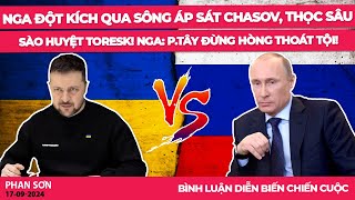 Nga đột kích qua sông áp sát Chasov thọc sâu sào huyệt Toresk Nga pTây đừng hòng thoát tội [upl. by Rednal]