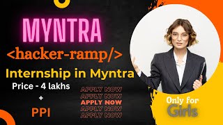 Myntra HackerRamp WeForShe 2024  All About Hackathons hackerramp MyntraHackathon ppi myntra [upl. by Analise]