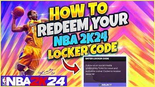 How To Redeem YOUR Locker Codes In Nba 2k24  Unlock Your Bonus Content Ps5 Xbox Nintendo Switch [upl. by Pompei367]