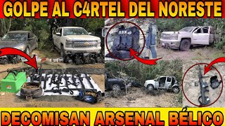 EJERCITO ASEGURA ARMAS DE ALTO CALIBRE VEHÍCULOS BLINDADOS Y EQUIPO TÁCTICO EN TAMAULIPAS [upl. by Nihi472]