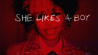 Nxdia  She Likes A Boy Official Lyrics video [upl. by Scotney494]