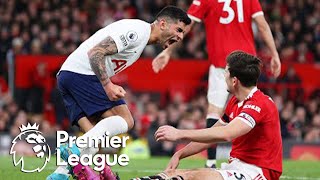 Harry Maguire own goal gives Spurs equalizer v Manchester United  Premier League  NBC Sports [upl. by Phyllida643]