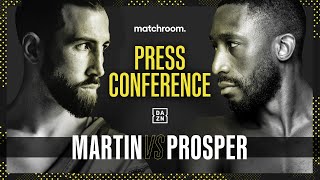 Sandor Martin vs Kay Prosper amp undercard press conference [upl. by Laks117]