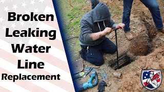 Water Main Leak Repair  Broken Water Line Replacement The Original Plumber  Open 7 Days A Week [upl. by Arbed242]