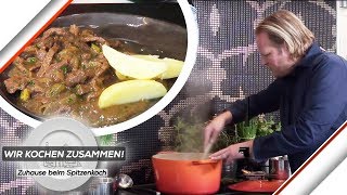 Björn Freitag kocht Pfefferpotthast mit Kartoffeln  Wir kochen zusammen  Kabel Eins [upl. by Oetsira]