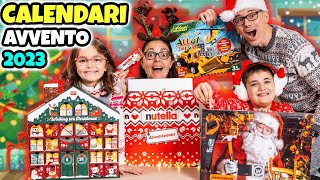 CALENDARI AVVENTO Natale 2023 NUTELLA LEGAMI e Attrezzi di Babbo Natale [upl. by Ecila419]