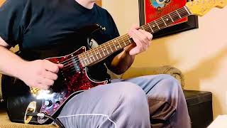 Albert Lee Soloing over Eric Clapton Cocaine Tokai Stratocaster Lindy Fralin Vintage Hot pickups [upl. by Odnesor]