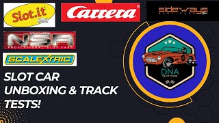 Huge Slot Car Unboxing amp Track Tests [upl. by Elwina]