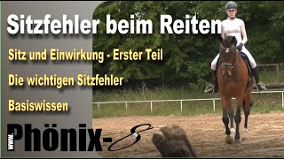 Reiten lernen – Die Sitzfehler beim Reiten – Folge 1 Die Grundlagen zur Benennung und der Sattel [upl. by Anitsrik]