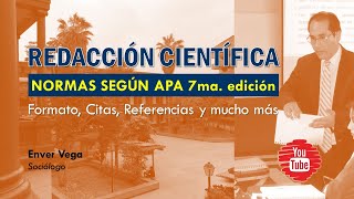 Redacción Científica según APA 7ma edición Formato tablas figuras citas referencias y más [upl. by Renata]