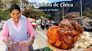 Ají de Lechón de Cabra  Tradiciones de mi pueblo [upl. by Ruttger]