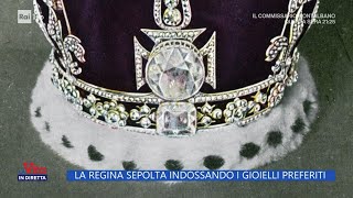 I gioielli di Elisabetta II a chi andranno in eredità  La Vita in diretta 14092022 [upl. by Garlanda]