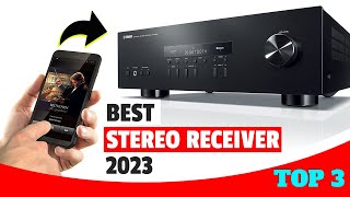 Best Stereo Receiver For 2023  Top 3 Stereo Receivers Review [upl. by Ahsykal]