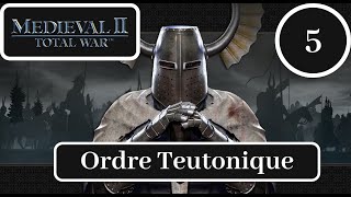 Medieval II TW Kingdoms  Ordre Teutonique  5 [upl. by Niatsirhc]