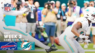 Buffalo Bills vs Miami Dolphins  2022 Week 3 Highlights [upl. by Nathan]