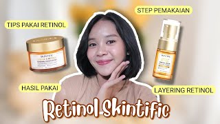 RETINOL untuk PEMULA dari SKINTIFIC SERUM amp MOISTURIZER RETINOL LOKAL TERHALUS [upl. by Harris]