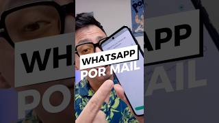 Cómo recibir tu código de verificación de WhatsApp por mail trucos smartphone celulares android [upl. by Glenine]