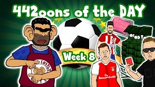 Xhaka Red Card Carrasco Hattrick Costa vs Conte 442oons of the Day WEEK 8 Parody [upl. by Geehan]