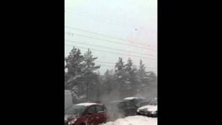 LahtiHelsinki Highway crash 1200 03022012 [upl. by Trudy191]