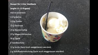 Das beste Vanilleeis der Welt  Vanilleeis selbst zuhause machen [upl. by Aremus]