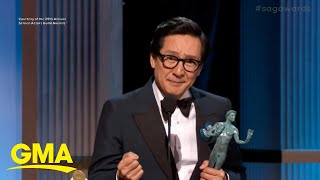 Biggest moments from 2023 SAG Awards l GMA [upl. by Gilson]