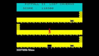 Pitfall II Lost Caverns Walkthrough ZX Spectrum [upl. by Nee504]