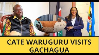 watch Cate Waruguru visits DP Gachagua at his home  Apologizes [upl. by Anillek258]