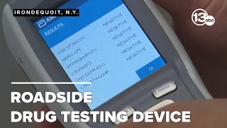 Police department using mobile device for roadside cannabis drug testing [upl. by Roshelle577]