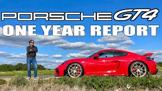 PORSCHE 718 CAYMAN GT4 12 MONTH REPORT  WORTH THE HYPE porsche gt4 [upl. by Conah]