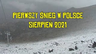 Pierwszy Śnieg w Polsce w Sierpniu [upl. by Jonathon]