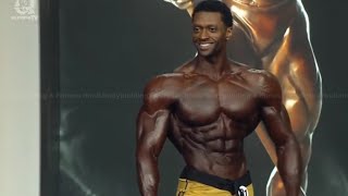 RAYMONT EDMONDS POSING AT THE 202O MENS PHYSIQUE FINALS [upl. by Anihpled]