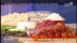 Siamo Noi  Cucina solidale da Pescara la ricetta degli anellini alla pecorara [upl. by Fini]