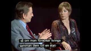 Kvällsöppet 1977  Olof Palme och Shirley MacLaine  Hela Intervjun [upl. by Drain988]