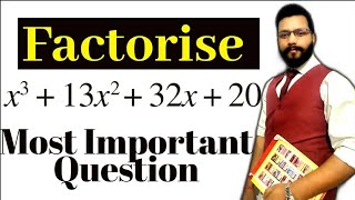 Factorisation of cubic Polynomial Class 9  How to factor cubic Polynomial [upl. by Keram958]