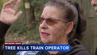 Operator killed 23 others injured after train strikes fallen tree in New Jersey [upl. by Resa790]