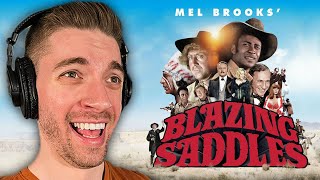 Absolutely HILARIOUS and INSANE 🤣  First Time Watching BLAZING SADDLES 1974 Reaction [upl. by Sillyhp]