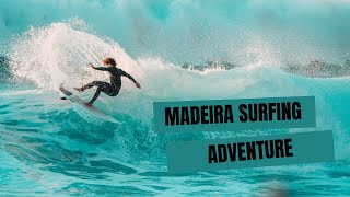 Madeira Surfing Adventure 3 amp Half Minutes Epic Waves in Portugals Most Beautiful Surf Destination [upl. by Sabino]