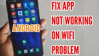 How to Fix App Not Working on WiFi Problem Solution [upl. by Bendix]