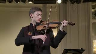 Ravil Islyamov violin English Hall of St Petersburg Music House 20181017 [upl. by Ecirtnas70]