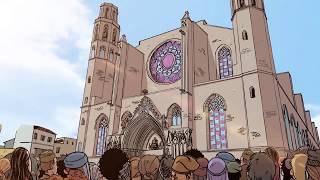 La catedral del mar el cómic del bestseller de Ildefonso Falcones [upl. by Obola219]